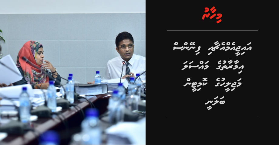 IGMH aai Finance ga aa imaaraathu ge massala majileehu ge committeen balanee