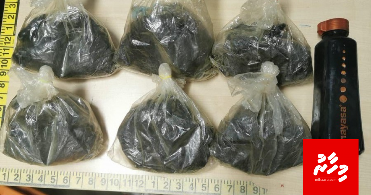 6 KG ge Cannabis aaeku Drug network eh athulaigenfi