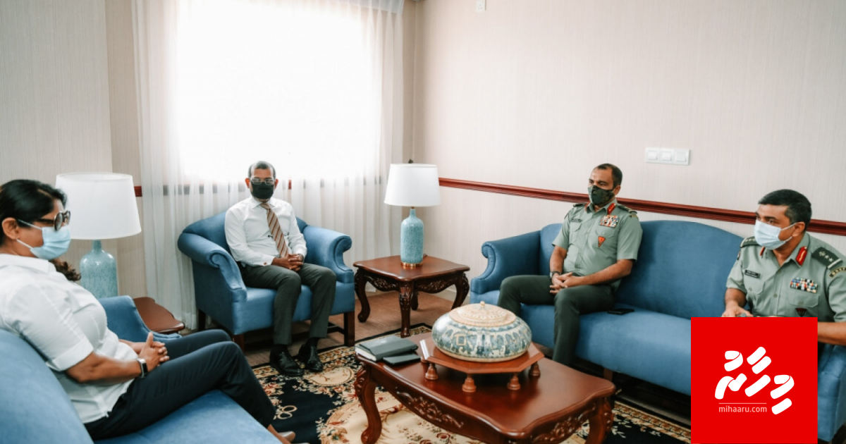 Kenereegeygai security nudheveyne kamaai nurakkaa oiy kan Nasheed ah MNDF in engi!