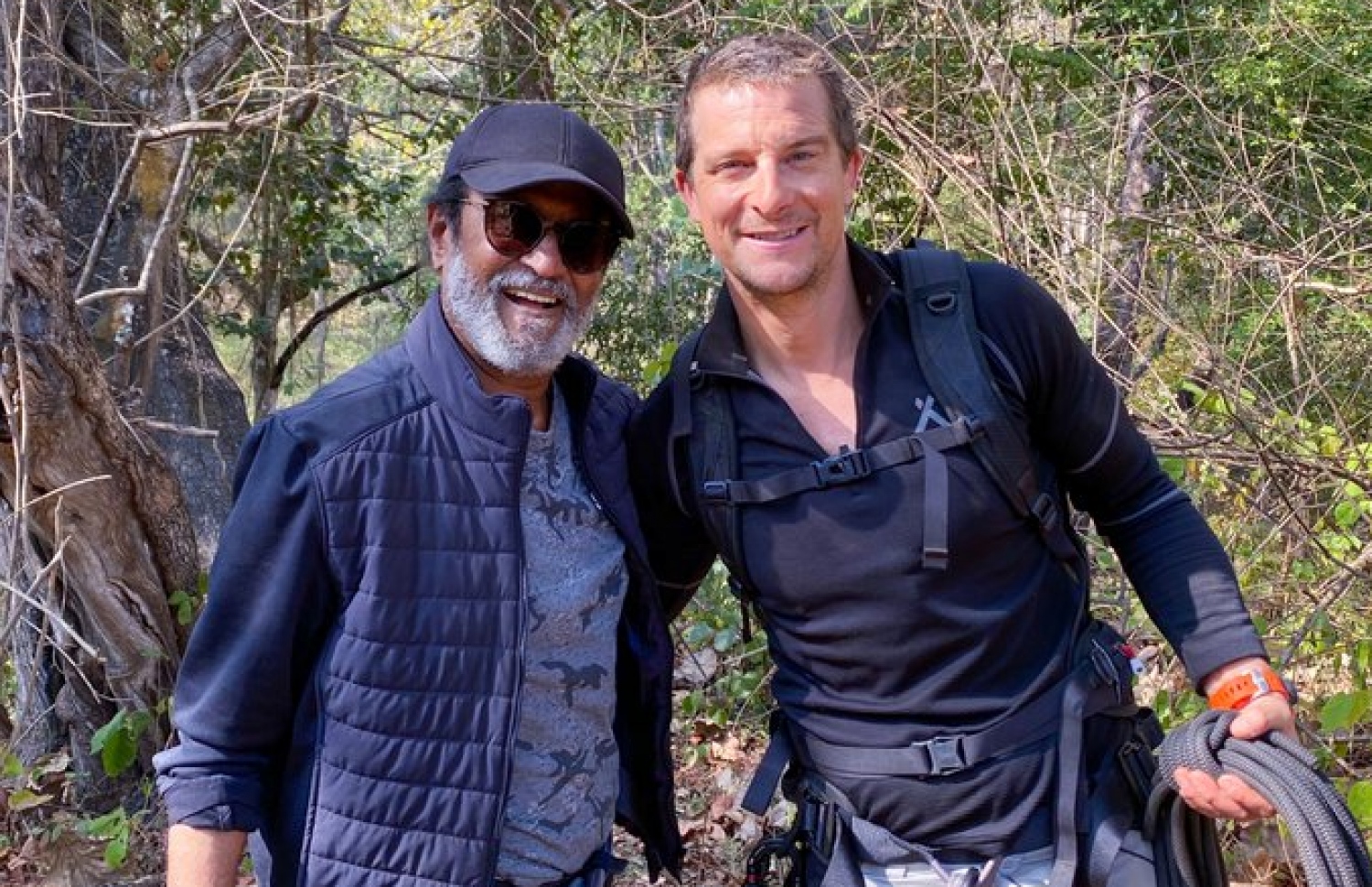 Narendra Modi ah fahu Bear Grylls aa eku Rajinikanth