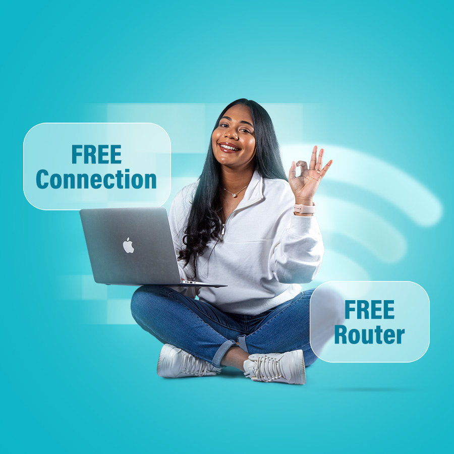 Get your Fibre Connection for FREE - Promotions