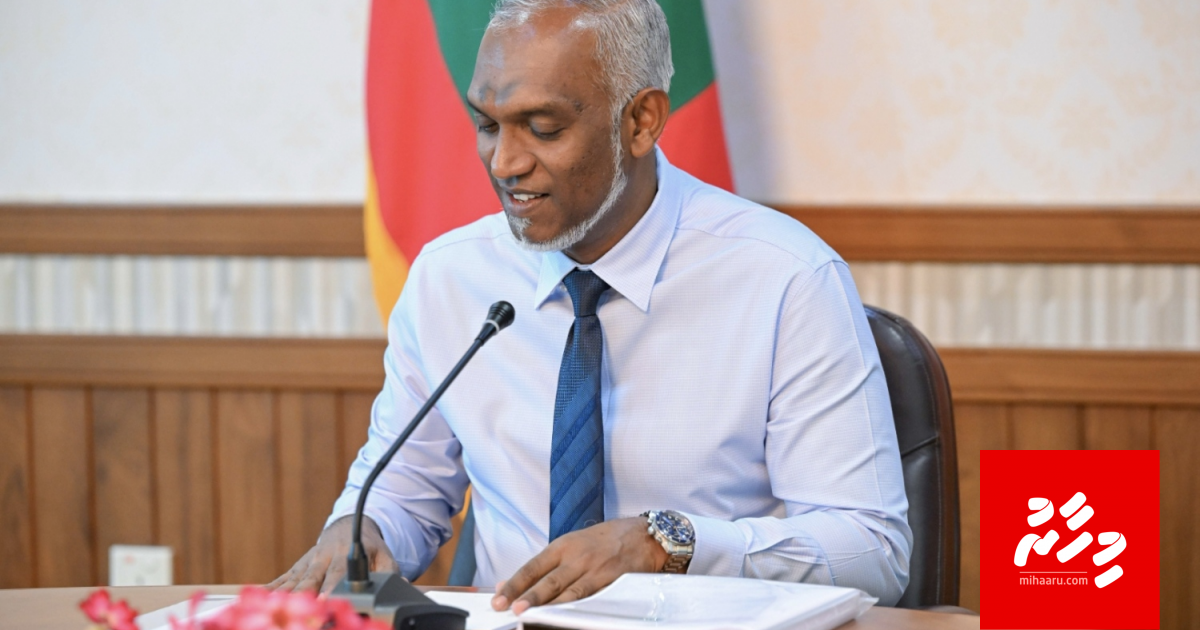 Raees Muizzu, Iran ge aa Raees ah maruhabaa dhannavaifi