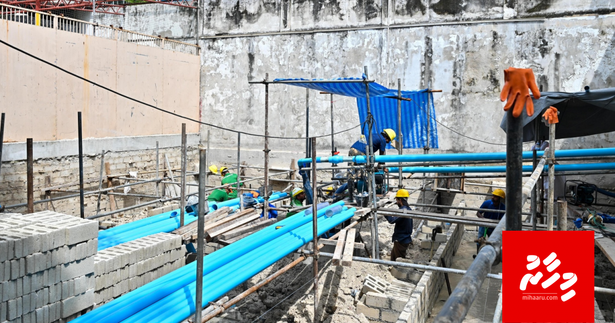 Male-Hulhumale fenuge network gulhaaalaa transfer pump station ge massaiykaiy fashaifi