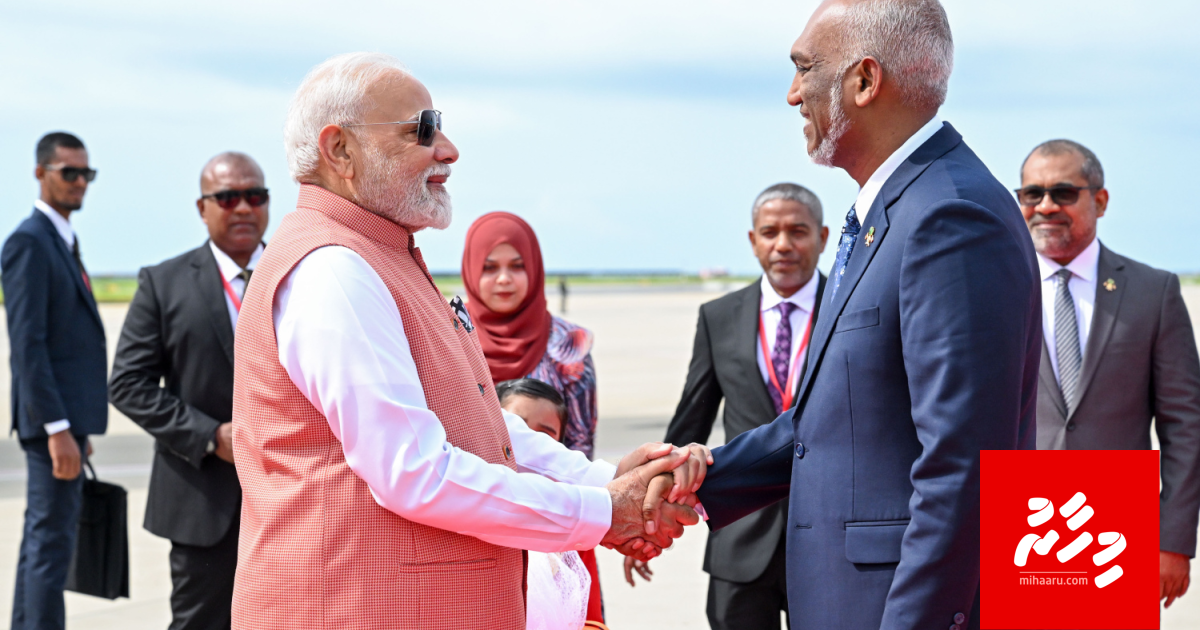 India ge boduvazeeru Modi Raajje vadaigenfi