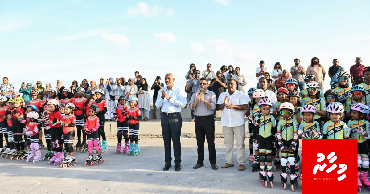 RCC ge CSR ge dhashun Male' gai skate arena eh hedhumuge masakkaiy fashaifi