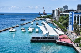 The Presidential jetty during former President Abdulla Yameen -- Photo: Nishan Ali