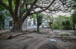 Photo taken when Sultan Park was being renovated