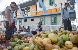 Local Market Area, Man sells Kurumba