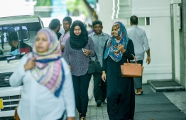 Hardworking and dedicated civil servants and private sector workers make their way to respective offices. PHOTO: MIHAARU