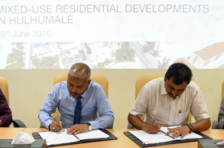 ހުޅުމާލޭގައި 72 ފްލެޓް އަޅަން އިންޑިއާ ބަޔަކަށް ދީފި