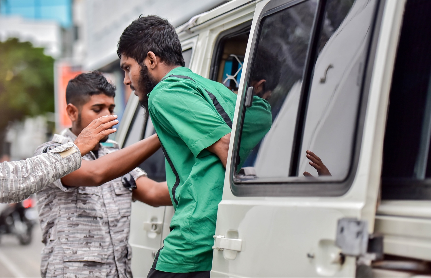 އަފްރާޝީމް އަވަހާރަކޮށްލި މައްސަލައިގައި ހުކުމުގައި ހުރި ހަމައެކަނި ހުމާމް.---ފައިލް ފޮޓޯ: މިހާރު