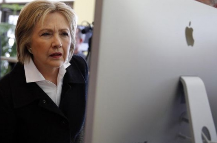 ހިލަރީ ކްލިންޓަނުގެ ކެމްޕޭން ހެކްކޮށްފި