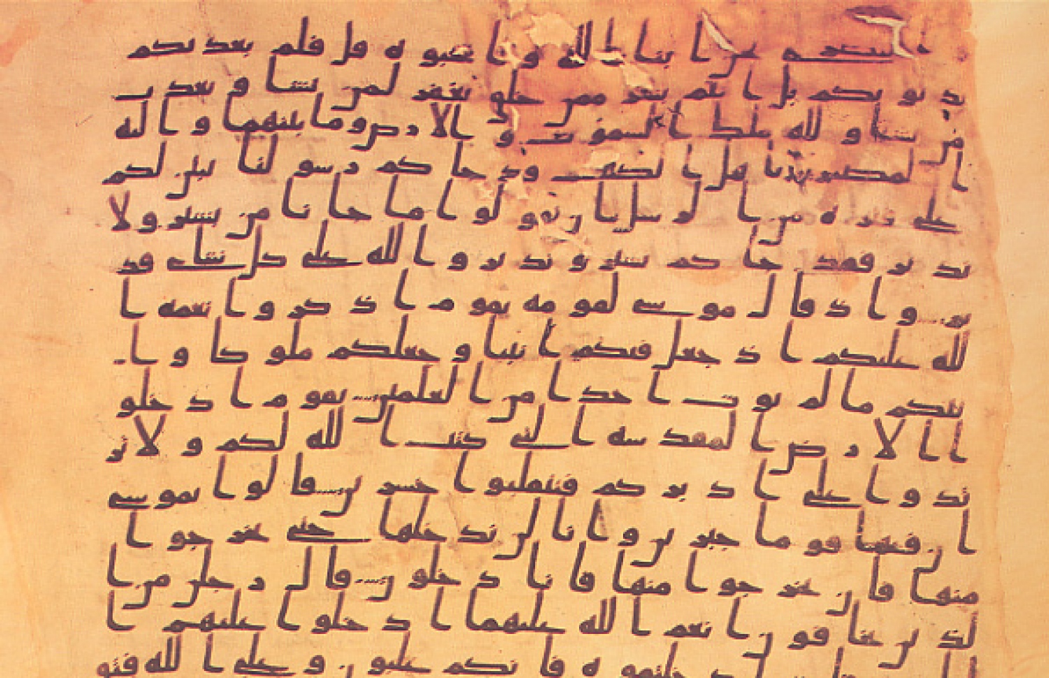 އެންމެ އިހުގެ މުސްޙަފު، ހަތިމު، ލިޔެވިފައިވާ "މާއިލީ ޚައްޠު"ގެ އަތުލިޔުމެއް.