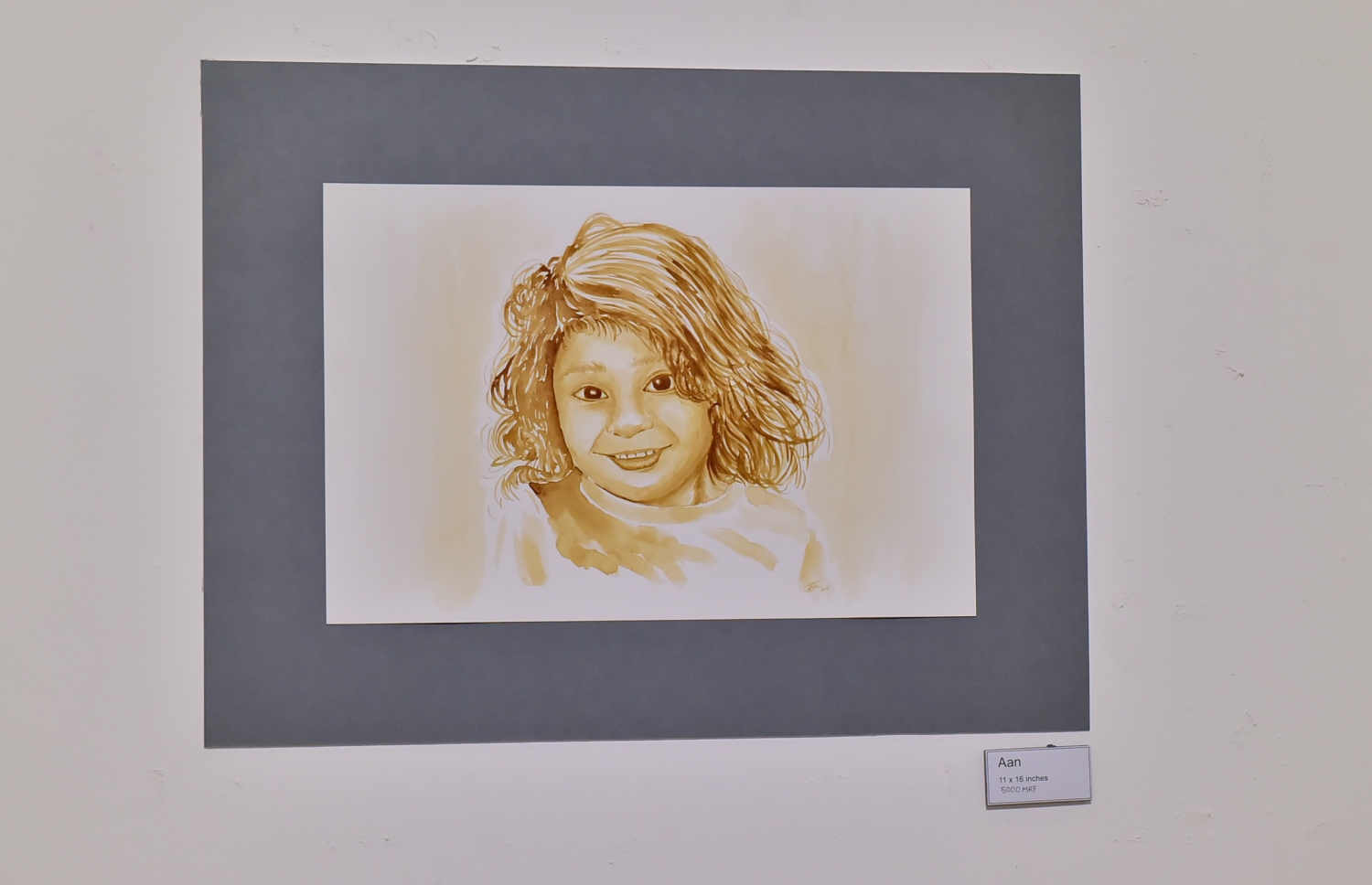 ކޮފީން އިއްފަ ކުރަހާފައިވާ ކުރެހުމެއް. --ފޮޓޯ:މުހައްމަދު ޝަރުހާން/މިހާރު