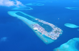 Aerial view of K. Thilafushi. PHOTO/TCL