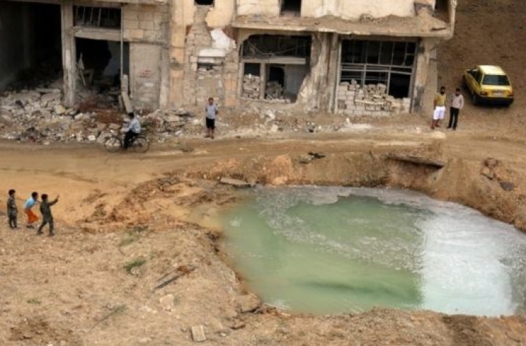 ހަމަލާތަކުގެ ސަބަބުން ހަލަބު ސިޓީން ފެން ކެނޑިއްޖެ