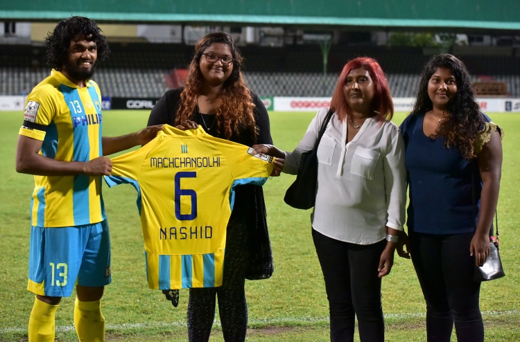 ނާޝިދުގެ ހަނދާން އާކޮށް ވެލެންސިއާގެ ފަރާތުން ޖާޒީއެއް