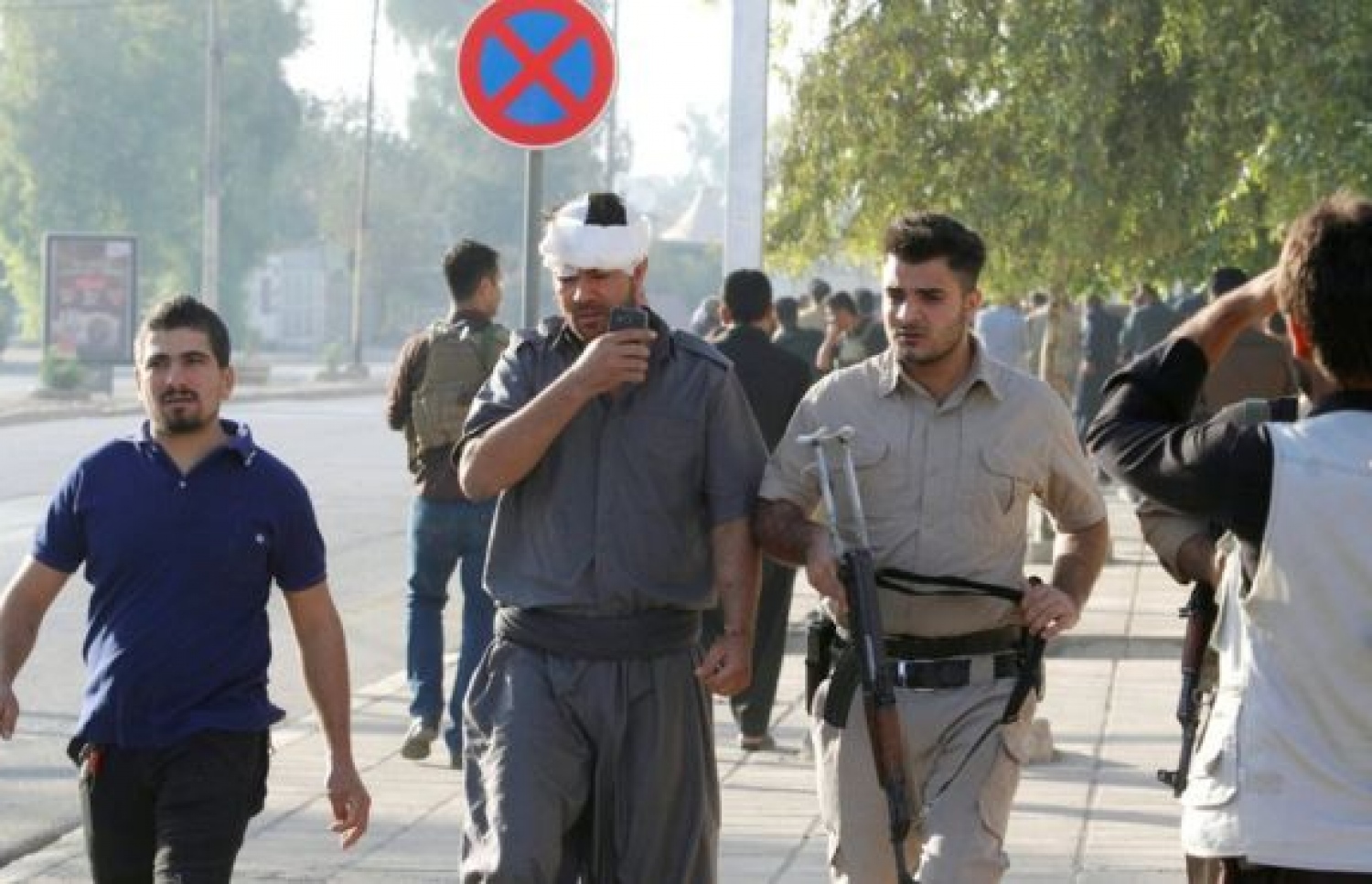 ކިރްކުކުގެ ގަވަރުނަރު ވިދާޅުވީ އެ ސިޓީގެ ހާލަތު މިހާރު ކޮންޓްރޯލުގެ ދަށަށް ގެނެސްފައިވާ ކަމަށް. --ފޮޓޯ:ރޮއިޓާސް