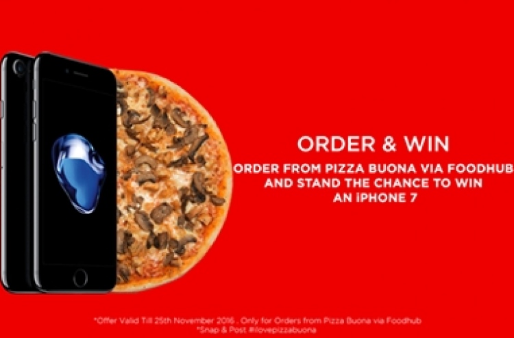 ފުޑްހަބުން ޕިއްޒާ އޯޑަރު ކޮށްގެން އައިފޯނެއް