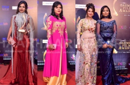 ގައުމީ ފިލްމް އެވޯޑްގެ ރެޑް ކާޕެޓް މަތިން ފެނުނު ތަފާތު އެކި ހެދުންތައް.