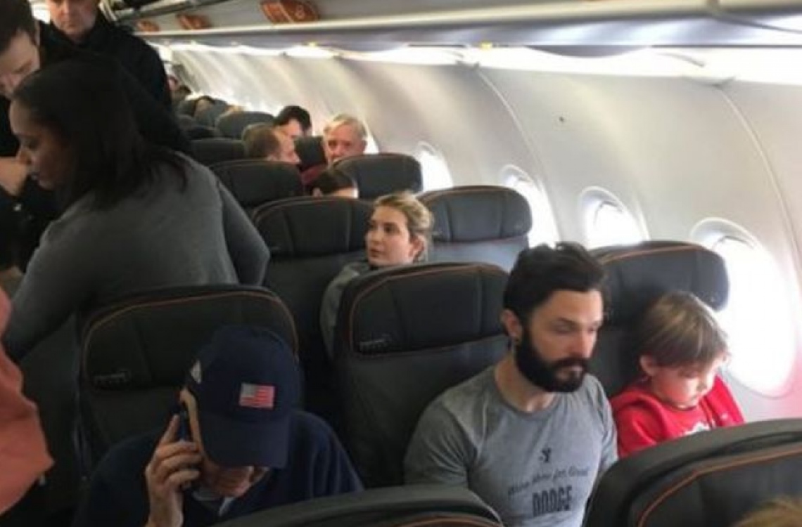 ފްލައިޓުގައި އަޑުގަދަ ކުރި މީހާ އަށް އިވާންކާ ސަމާލުކަން ނުދޭ ކަމަށް އެހެން ފަސިންޖަރުން ބުނި.