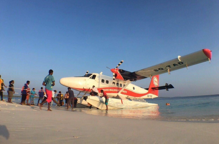 ކަނދަށް ގެއްލުންވި ސީޕްލޭން ހުޅުލެއަށް ގެނެސްފި