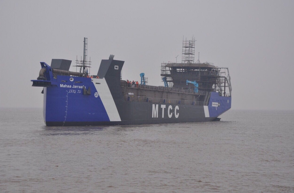 އެމްޓީސީސީގެ "މަހާ ޖައްރާފް" ކަނޑަށް ބާލައިފި