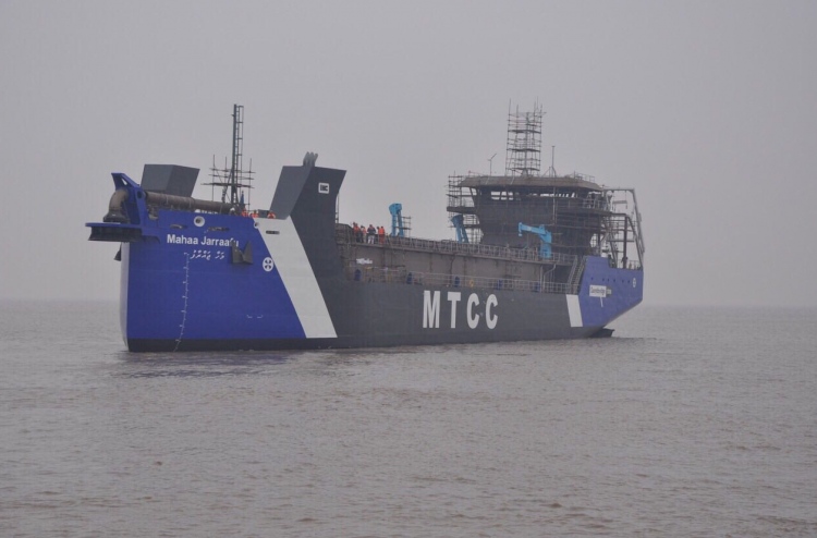 އެމްޓީސީސީގެ "މަހާ ޖައްރާފް" ކަނޑަށް ބާލައިފި