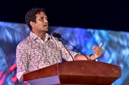 ޕީޕީއެމްގެ ޖަލްސާއެއްގައި ނިހާން ވާހަކަ ދައްކަވަނީ: މައުމޫން ވެރިކަމުގައި ހިންގި ކަމަށް ބުނާ ބައެއް އަނިޔާވެރި ކަންކަން ނިހާން ވަނީ ވިދާޅުވެފައި.---ފައިލް ފޮޓޯ: މިހާރު