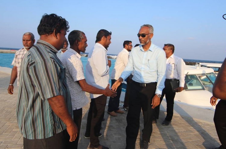 ރައީސްގެ މަންދޫބެއްގެ ގޮތުގައި މުއިއްޒު ހދ.އަތޮޅުގައި