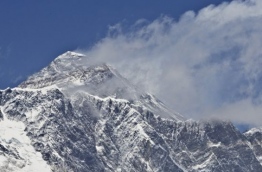 Photograph of Mt Everest, located in the Mahalangur Himal sub-range of the Himalayas, as viewed from Nepal. PHOTO: UNKNOWN