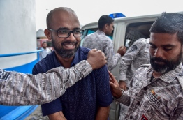 Abdulla Ziyath, sentenced to 8 years in prison regarding the grandest embezzlement case in Maldives. PHOTO: NISHAN ALI/MIHAARU