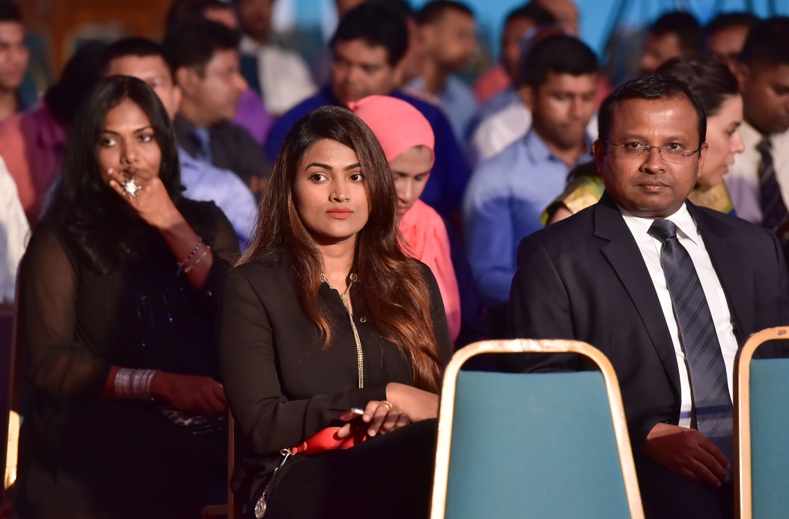 މާލެ: ޖެނުއަރީ 27، 2017: އިންޑިއާގެ ޖުމްހޫރީ ދުވަސް ފާހަގަކުރަން ބޭއްވި ހަފްލާގެ ތެރެއިން.-- ފޮޓޯ: ނިޝާން އަލީ/ މިހާރު