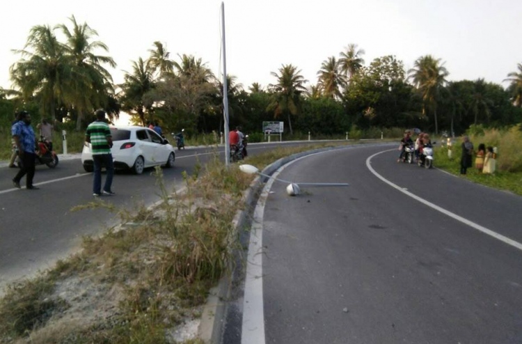 ލ. ލިންކްރޯޑުގައި އެކްސިޑެންޓްވެ ޒުވާނަކު މަރުވެއްޖެ