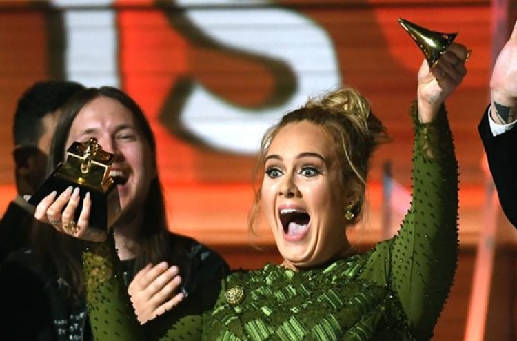 ގްރެމީގެ ތަރިއަކީ އެޑެލް، އެޑެލްގެ ތަރިއަކީ ބިޔޯންސޭ