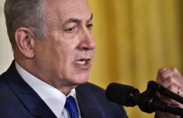 އިޒްރޭލުގެ ބޮޑުވަޒީރު ބެންޖަމިން ނަތަންޔާހޫ: ހައްޔަރުކުރާނެ ކަމަށް ބުނެފައި އޮތަސް ނިއު ޔޯކަށް ދާނެ ކަމަށް ވަނީ ބުނެފައި. -- ފޮޓޯ: އޭއެފްޕީ