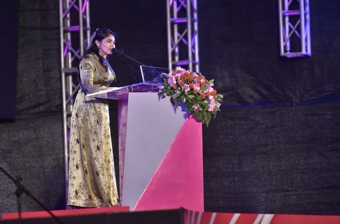 މާލެ: ފެބުރުއަރީ 16، 2017- އޭޕްރީލް 15 ގައި ބާއްވާ ލޯކަލް އިންތިހާބަށް ޕީޕީއެމްގެ ކެމްޕެއިން އިފުތިތާހު ކުރުމަށް ބޭއްވި ޖަލްސާގައި އެ ޕާޓީގެ ސަޕޯޓަރަކު ވާހަކަ ދައްކަނީ.---ފޮޓޯ: ހުސެއިން ވަހީދު/މިހާރު