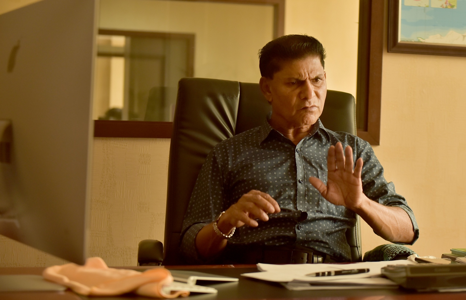 ނާބެ އިންޓަވިއު ދެއްވަނީ -- ފޮޓޯ: މިހާރު