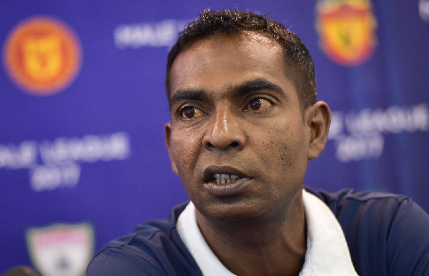 ޓީސީގެ ކޯޗު އާތީ: މެޗުން ރަނގަޅު ނަތީޖާއެއް ނެރެވޭނެ ކަމުގެ އުއްމީދު އެބައޮތް ކަމަށް ބުނޭ.-- ފޮޓޯ: ނިޝާން އަލީ/ މިހާރު