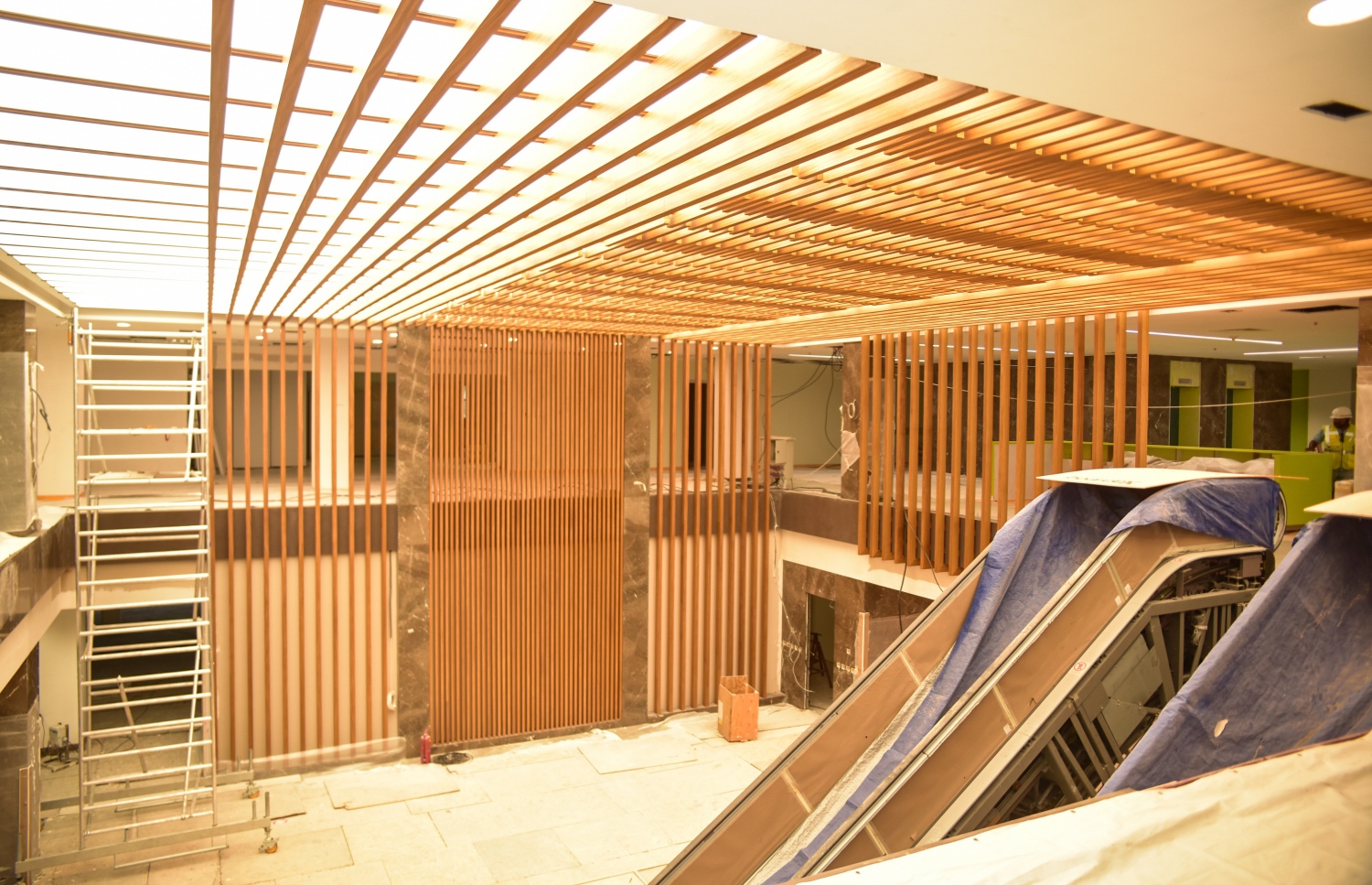 ހުޅުމާލޭގައި ހަދާ ޓްރީ ޓޮޕް ހޮސްޕިޓަލުގެ އެންމެ ތިރި: މިތަނުގެ އިންޓީރިއާ އާއި ޑިޒައިން ވަރަށް ހިތްގައިމު.---ފޮޓޯ: ހުސައިން ވަހީދު/މިހާރު