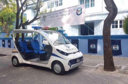 99 އިކޯ ކެބުން ވިލިމާލޭ ޕޮލިސް ސްޓޭޝަނަށް ހަދިޔާ ކުރި ބަގީ