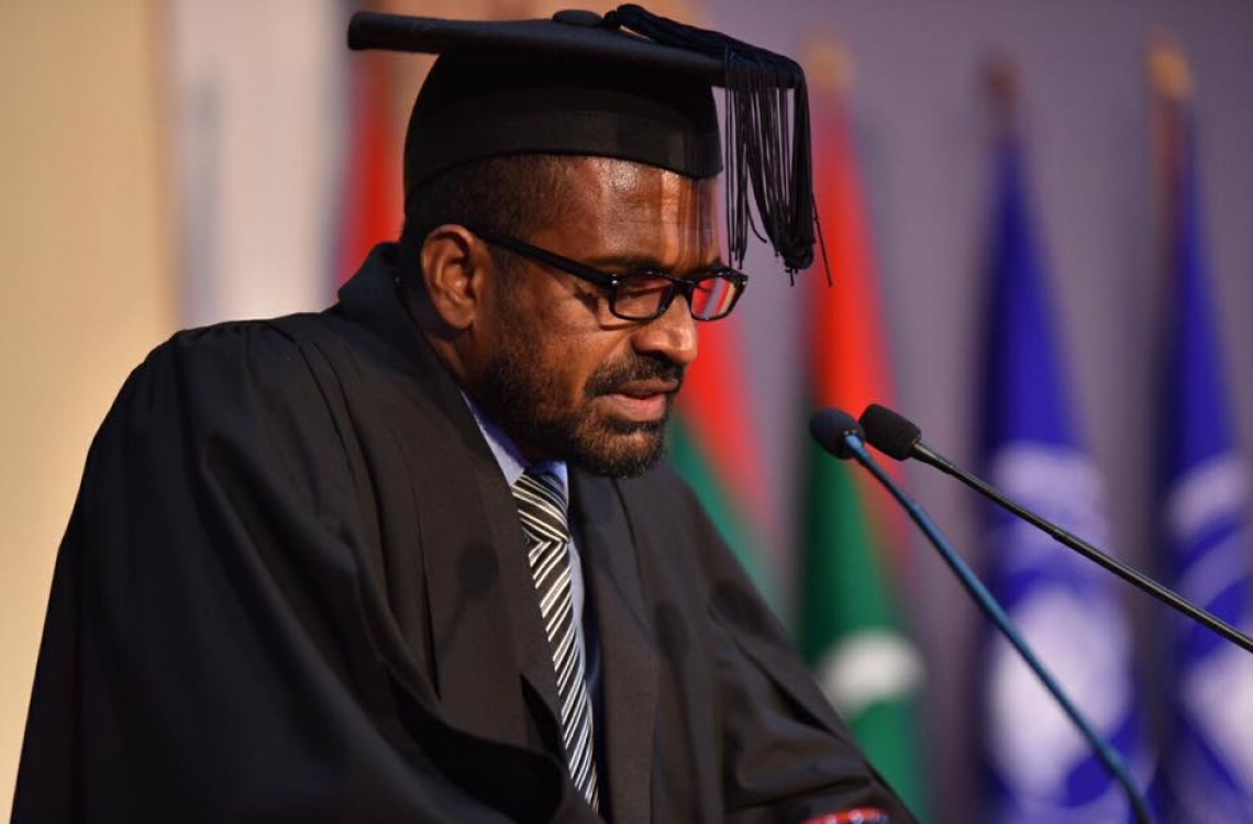 މާލެ: އޭޕްރީލް 16، 2017- އެމްއެންޔޫގެ ދަރިވަރުން ދަސްވެނިވުމުގެ ހަފުލާގެ ތެރެއިން.---ފޮޓޯ: އެމްއެންޔޫ ފޭސްބުކް ޕޭޖް