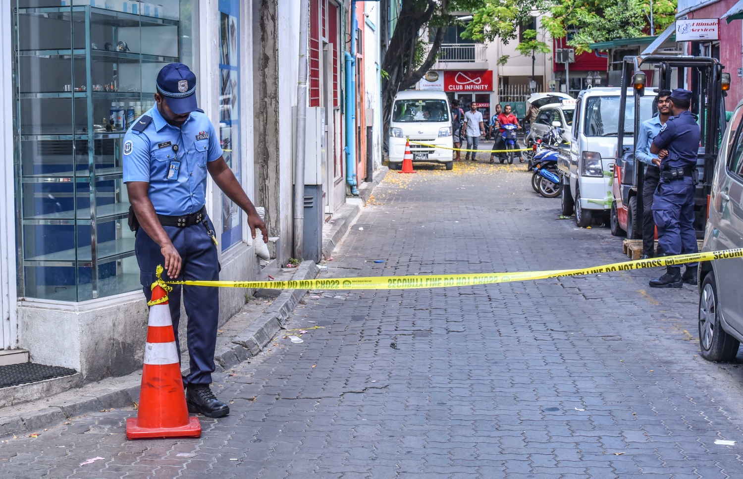 ކްރައިމް ސީނެއްގައި ފުލުހުން ހަރަކާތްތެރިވަނީ --ފޮޓޯ/މިހާރު