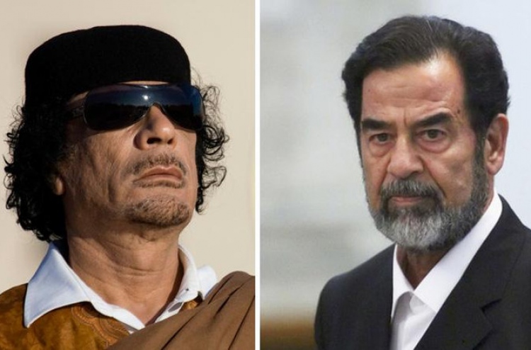 ސައްދާމް އިރާގުން ގެންދަން ގައްޒާފީ މަސައްކަތް ކުރެއްވި