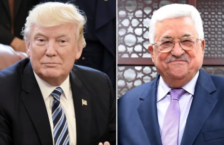 ފަލަސްތީނުގެ ރައީސްއާ ޓްރަމްޕް ބައްދަލު ކުރައްވަނީ