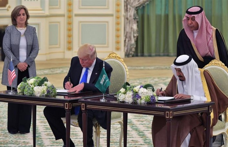 ސައުދީ-އެމެރިކާގެ ހަތިޔާރު އެއްބަސްވުން 110 ބިލިއަން ޑޮލަރަށް