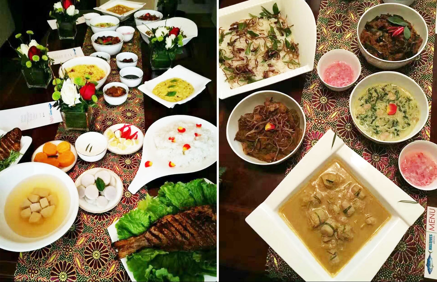 މީޑިއާ އަށް ދެއްވި ދައުވަތުގައި ޖީހާން ތައްޔާރުކުރެއްވި ބައެއް އެއްޗެހި