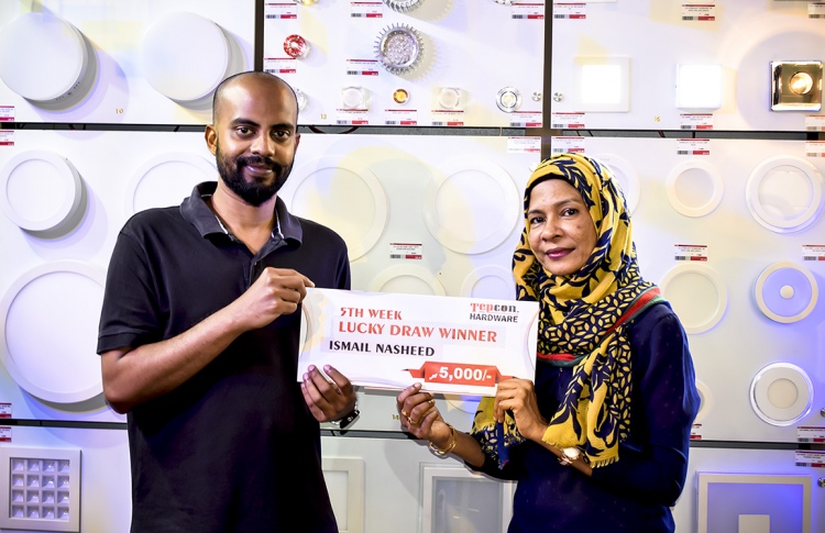 ޓެޕްކޮން ޕްރޮމޯޝަނުގައި ޖުމްލަ 25،000ރ ގެ އިނާމު