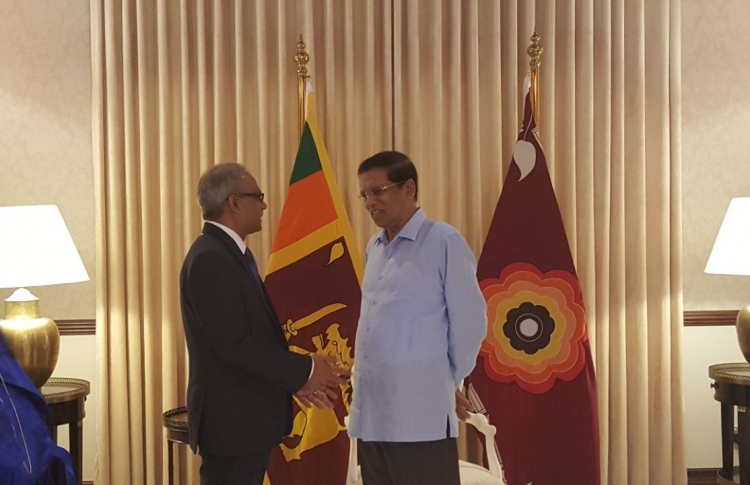 ދިވެހިން ދިން އެހީއަށް ލަންކާއިން ޝުކުރު އަދާކޮށްފި