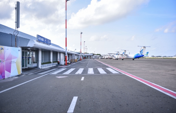 ވެލާނާ އެއާޕޯޓުގެ އާ ޓާމިނަލްގެ ޓެސްޓް ޕައިލް ޖަހައިފި